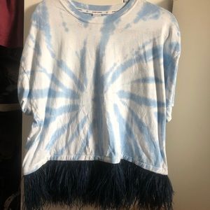 Opening Ceremony Blue Tie dye T-shirt